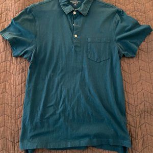 J.Crew Teal Short-Sleeve Polo